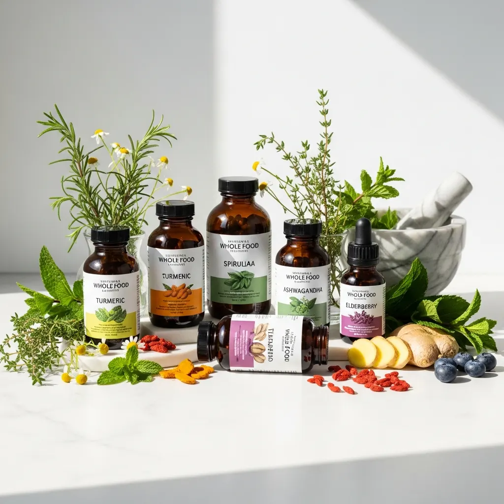 Natural whole-food supplements